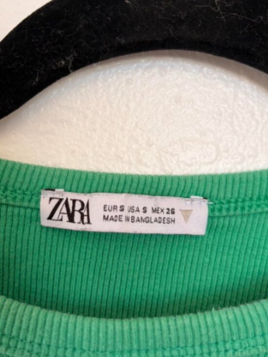 Zara Women's Green Crop-top - Picture 3 of 3